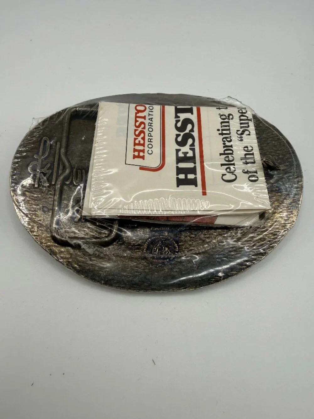 Vintage 1984 Hesston National Finals Rodeo Belt Buckle